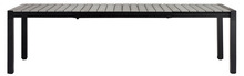 Havebord 205/275 x 100 cm alu/nonwood - Outfit